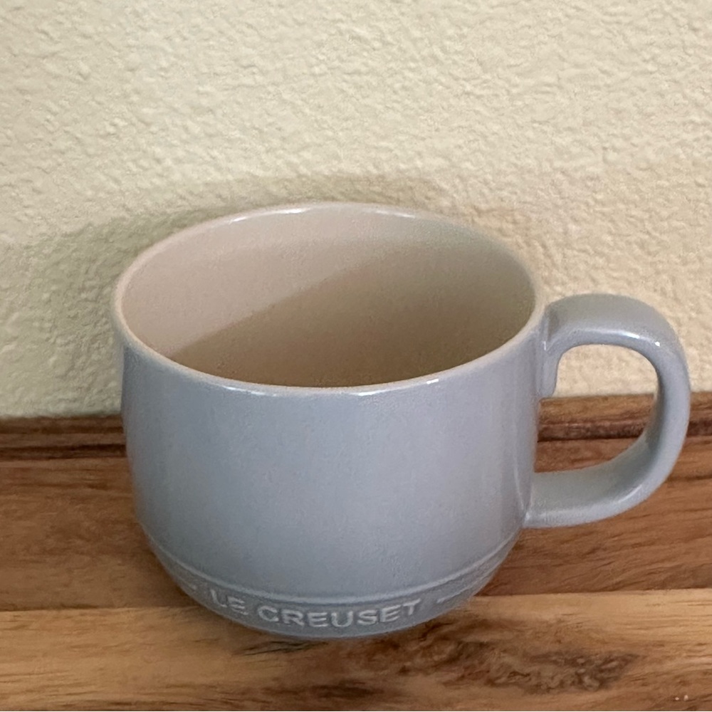 LE CREUSET Coffee Tea Mug 12 Oz 350 ml In Gray Color - Picture 2 of 5